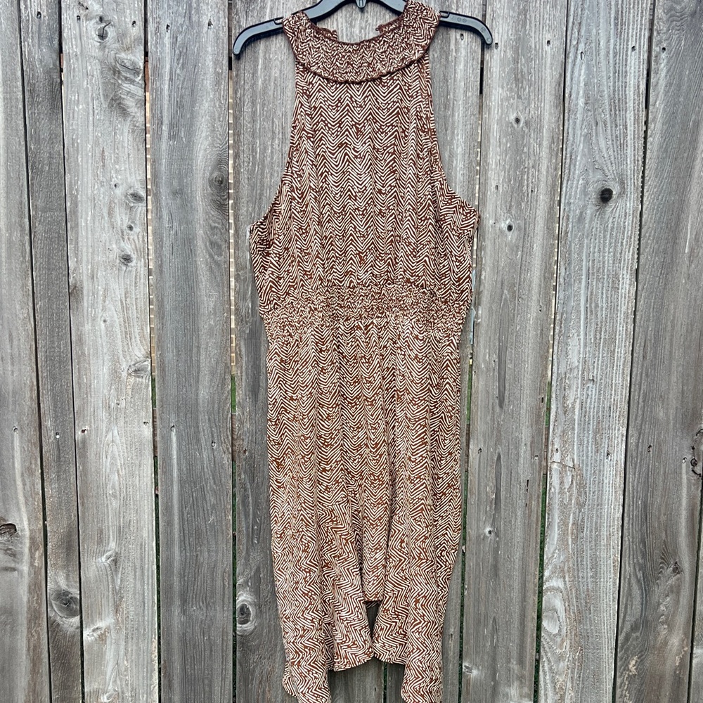 Maurices Brown Zigzag Dress